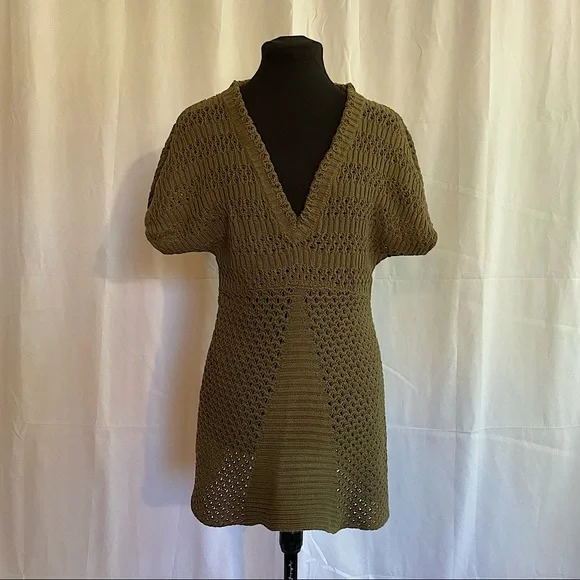 Calvin Klein Jeans | Dresses | Calvin Klein Olive Green Sweater Dress |  Poshmark